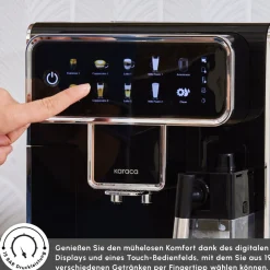 Karaca Coffeemaestro Vollautomatische Espressomaschine Schwarz New