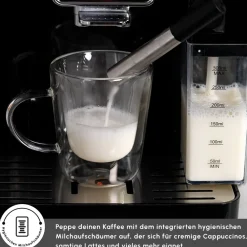Karaca Coffeemaestro Vollautomatische Espressomaschine Schwarz New