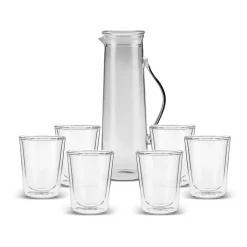 Karaca Colmar 7-teiliges Glas-Set Klar Outlet