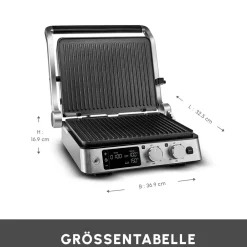 Karaca Compact Stahl Sear und Grill 2008 Grillen und Toaster Inox Outlet