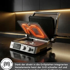 Karaca Compact Stahl Sear und Grill 2008 Grillen und Toaster Inox Outlet