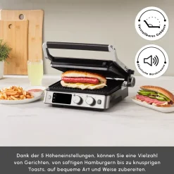 Karaca Compact Stahl Sear und Grill 2008 Grillen und Toaster Inox Outlet