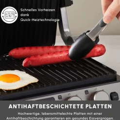 Karaca Compact Stahl Sear und Grill 2008 Grillen und Toaster Inox Outlet