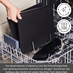 Karaca Compact Stahl Sear und Grill 2008 Grillen und Toaster Inox Outlet