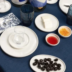 Karaca Cordelia für 6 Personen Frühstücksset und Servierschalen, 26 Teilig, Weiß Weıß01 Best