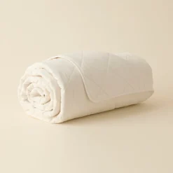 Karaca Cotton Decke 200x200 Cremeweıß