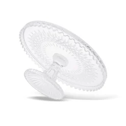 Karaca Crystal Dekorativer Kuchenständer 28x11 cm Farblös Hot