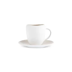 Karaca Cupid Kaffee-Tassenset für 1 Personen 90 ml Beıge Weıß Best