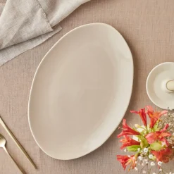 Karaca Cupid Servierplatte 36 cm Beıge Weıß Sale