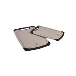 Karaca Daily Creme 2er-Set Schneidebrett in Granitoptik Creme01 Sale
