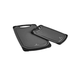 Karaca Daily Granit Muster Grau 2er Schneidebrett-Set Grau02 New