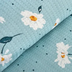 Karaca Daisy 100% Baumwolle Doppelbett Deckenbezug Set, Mint Outlet