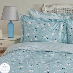 Karaca Daisy 100% Baumwolle Einzelbett Bettwäsche Set, Mint Online