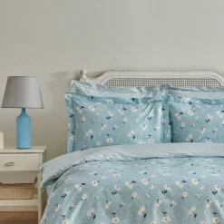 Karaca Daisy 100% Baumwolle Einzelbett Bettwäsche Set, Mint Online