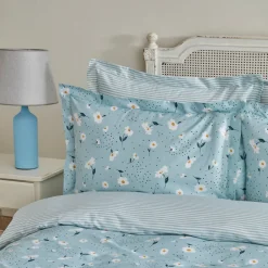 Karaca Daisy 100% Baumwolle Einzelbett Bettwäsche Set, Mint Online