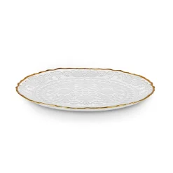Karaca Dalia Gold Dessert-Set für 6 Personen, 7 teilig Klar New