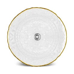 Karaca Dalia Gold Dessert-Set für 6 Personen, 7 teilig Klar New