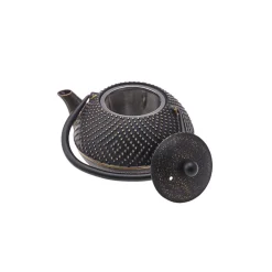 Karaca Dark Gold Teekanne 900 ml Schwarz01 New