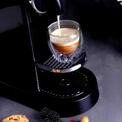Karaca Doppelwand Borosilikat Glas Espresso Tassenset für 2 Personen 80 ml Farblös New
