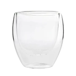 Karaca Doppelwand Borosilikat Glas Latte Cup Set für 2 Personen 350 ml Farblös Hot