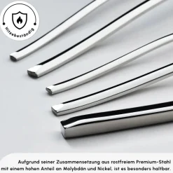 Karaca Dora 316+ Premium 84 Teiliges Für 12 Personen Besteck Set Platın Online