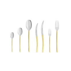 Karaca Dora 84-teiliges Besteck-Set 316+ Premium mit Schachtel Gold Outlet