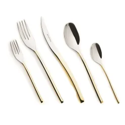 Karaca Dora 84-teiliges Besteck-Set 316+ Premium mit Schachtel Gold Outlet