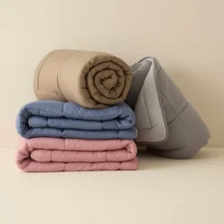 Karaca Double Face Bettdecke Beige-Mocha 135X200 Beıge01 Hot