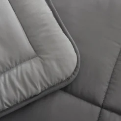 Karaca Double Face Decke Anthrazit-Grau 135x200 Anthracıt01 Discount