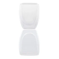 Karaca Double Wall Borosilikat Glas Tasse 2er Set 300 ml Farblös Outlet