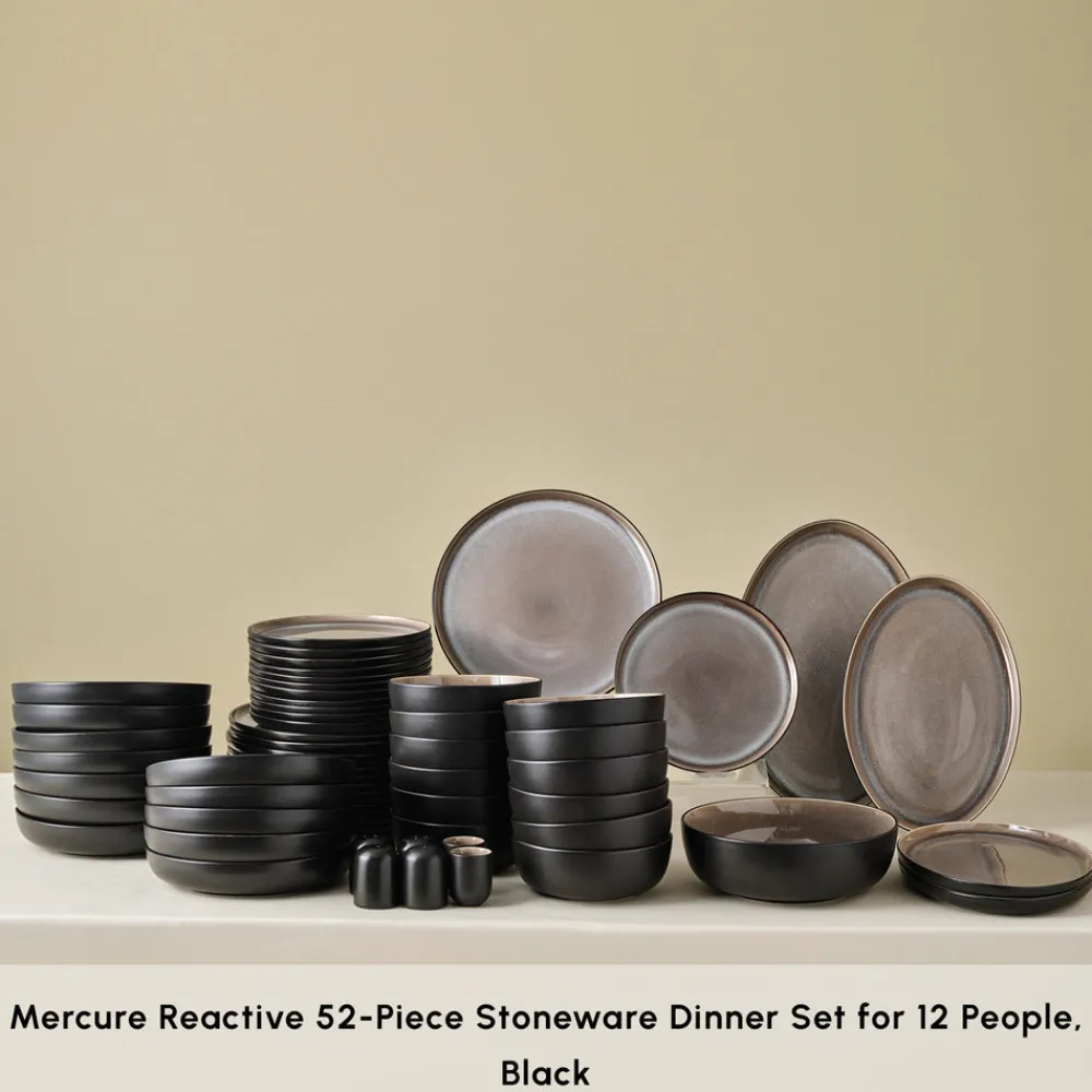 Karaca Earth Collection Mercure 59-Teiliges 12-Personen Geschirrset Multıfarben Online