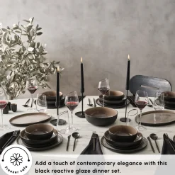 Karaca Earth Collection Mercure 59-Teiliges 12-Personen Geschirrset Multıfarben Online