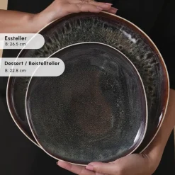 Karaca Earth Collection New Galactic Weiß 59-Teiliges 12-Personen Geschirrset Weıß01