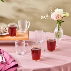 Karaca Edna 6-teiliges Teeglas-Set Şeffaf Clearance