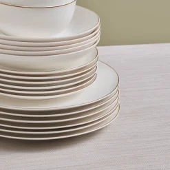 Karaca Elegance Bone Esbelto 53-teiliges Tafelservice für 12 Personen – Gold Clearance