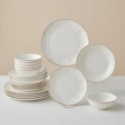 Karaca Elegance Bone Festival 24-teiliges Tafelservice für 6 Personen Discount