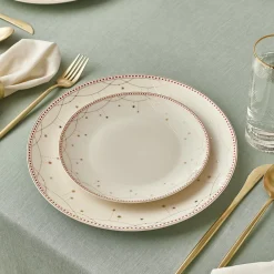 Karaca Elegance Bone Festival 24-teiliges Tafelservice für 6 Personen Discount