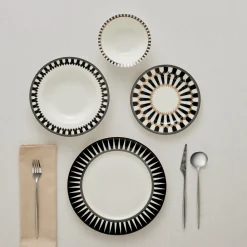 Karaca Elegance Bone Helsinki 24-teiliges Tafelservice für 6 Personen Hot