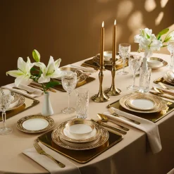 Karaca Elegance Bone Isola 24-Teiliges Tafelservice Für 6 Personen, Mehrfarbig Hot