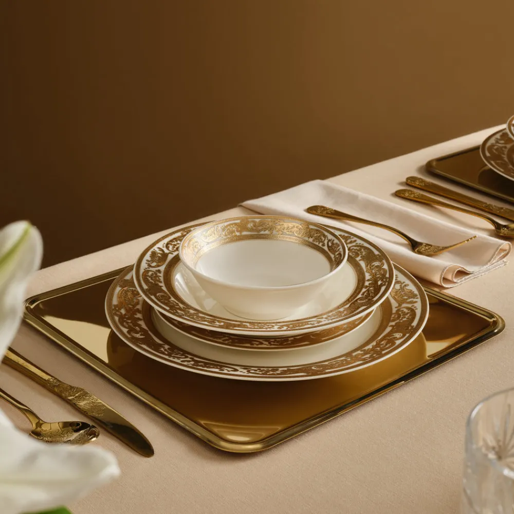 Karaca Elegance Bone Isola 24-Teiliges Tafelservice Für 6 Personen, Mehrfarbig Hot