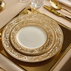 Karaca Elegance Bone Isola 24-Teiliges Tafelservice Für 6 Personen, Mehrfarbig Hot