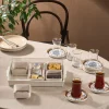 Karaca Elena 7-teiliges Keramik-Frühstücksset, Mehrfarbig Best