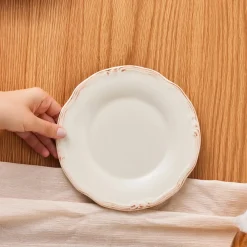 Karaca Elizabeth Ecru Dessertteller, 20 cm Ecru01