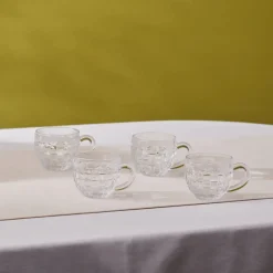 Karaca Emel 4 Personen Glas Tee Cup 180 Ml Klar Sale