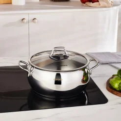 Karaca Emirgan Induktions Stahltopf, 24 cm Outlet