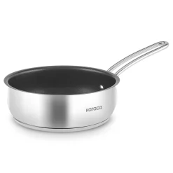 Karaca Emirgan Stahlpfanne, 24cm, Silber Best