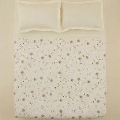 Karaca Emma Piquédecke aus 100 % Baumwolle, 200 × 220 cm, Gelb Clearance