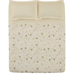 Karaca Emma Piquédecke aus 100 % Baumwolle, 200 × 220 cm, Gelb Clearance
