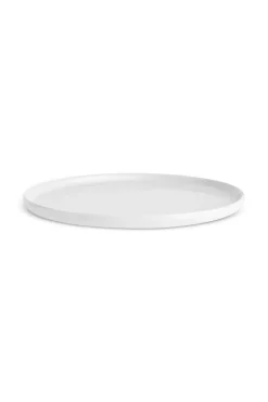 Karaca Epsilon Dessert-/Beilagenteller aus Porzellan, 22 cm, Weiß Weıß01 New