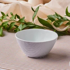 Karaca Epsilon Müsli-/Suppenschale aus Porzellan, 16 cm, Weiß Weıß01 Sale